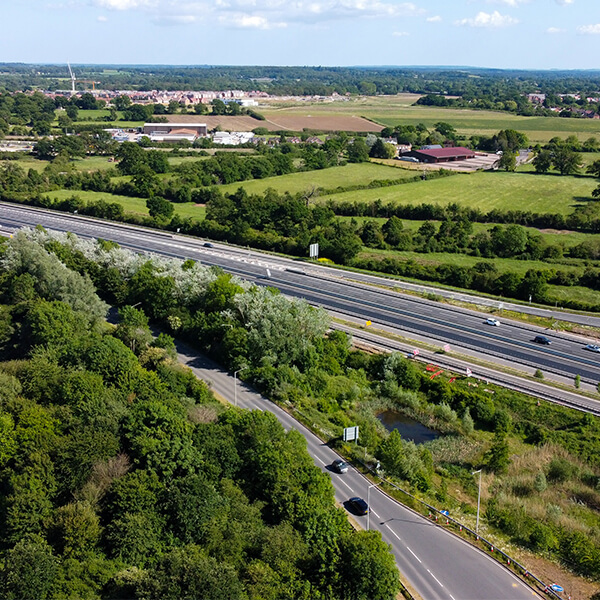 M4 motorway near Reading